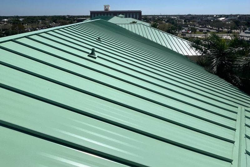 Standing-seam metal roof installation in Punta Gorda, FL