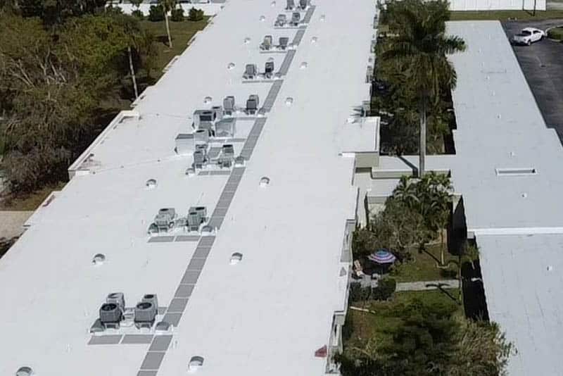 Commercial flat-roof (TPO) replacement in Southwest Florida